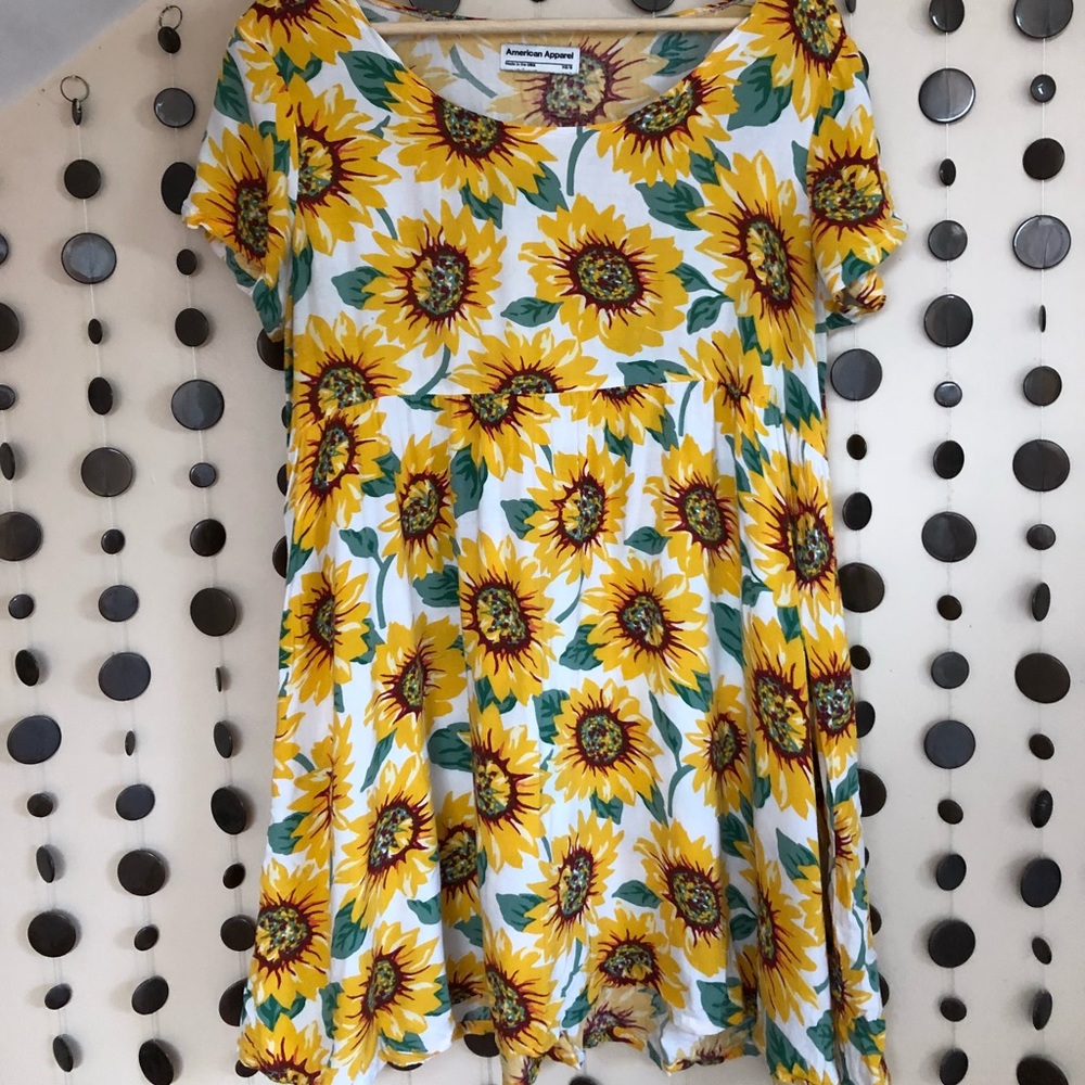 American Apparel floral babydoll dress